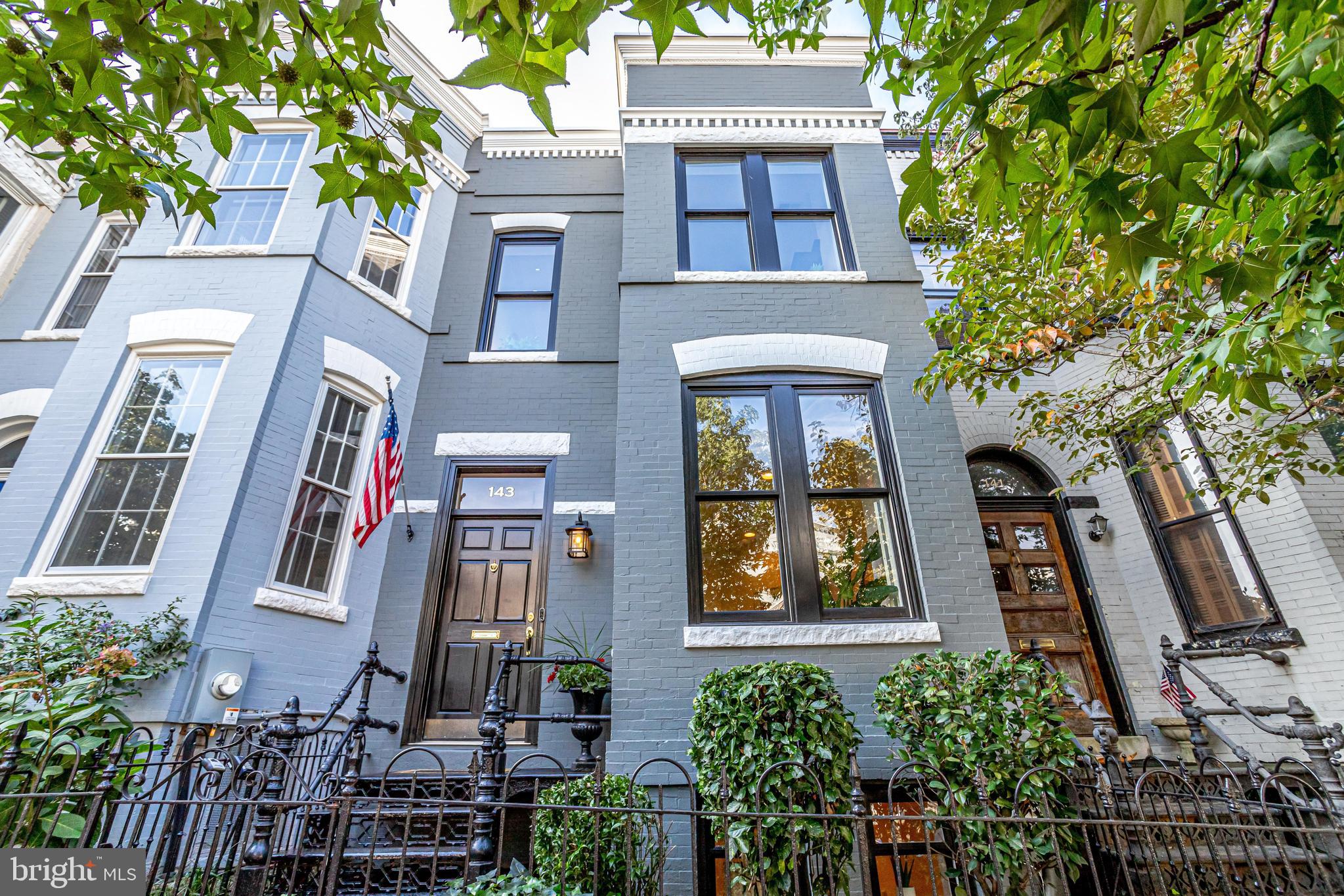 143 E Street Southeast Washington, DC 20003 - Photo 2 of 59 Lovely details, commanding presence and trees