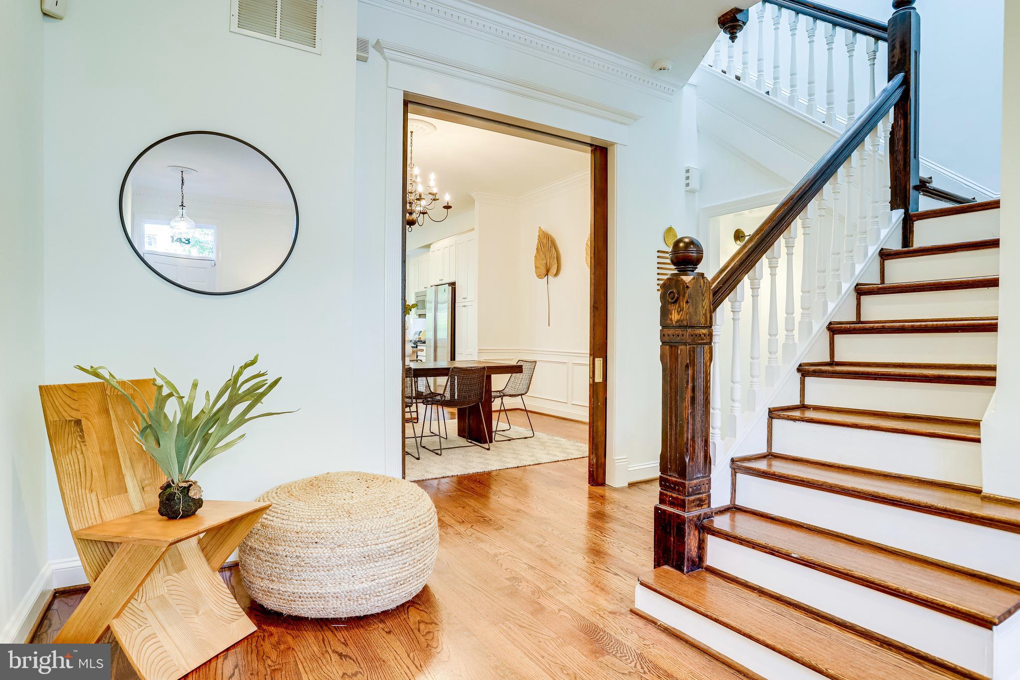 143 E Street Southeast Washington, DC 20003 - Photo 10 of 59 Flexible use space, pocket doors to dining room
