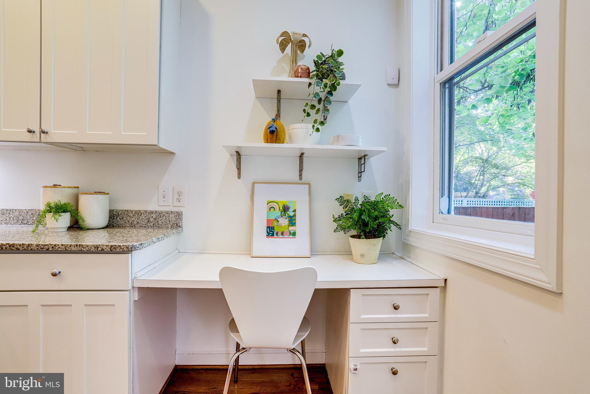 143 E Street Southeast Washington, DC 20003 - Photo 17 of 59 Built-in WFH desk is convenient and bright
