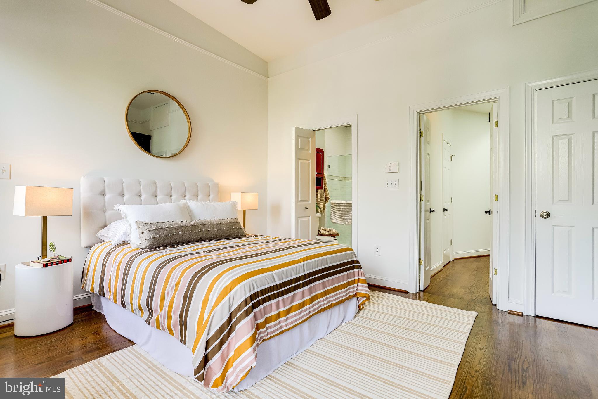 143 E Street Southeast Washington, DC 20003 - Photo 25 of 59 Closet at right, ensuite BA at rear