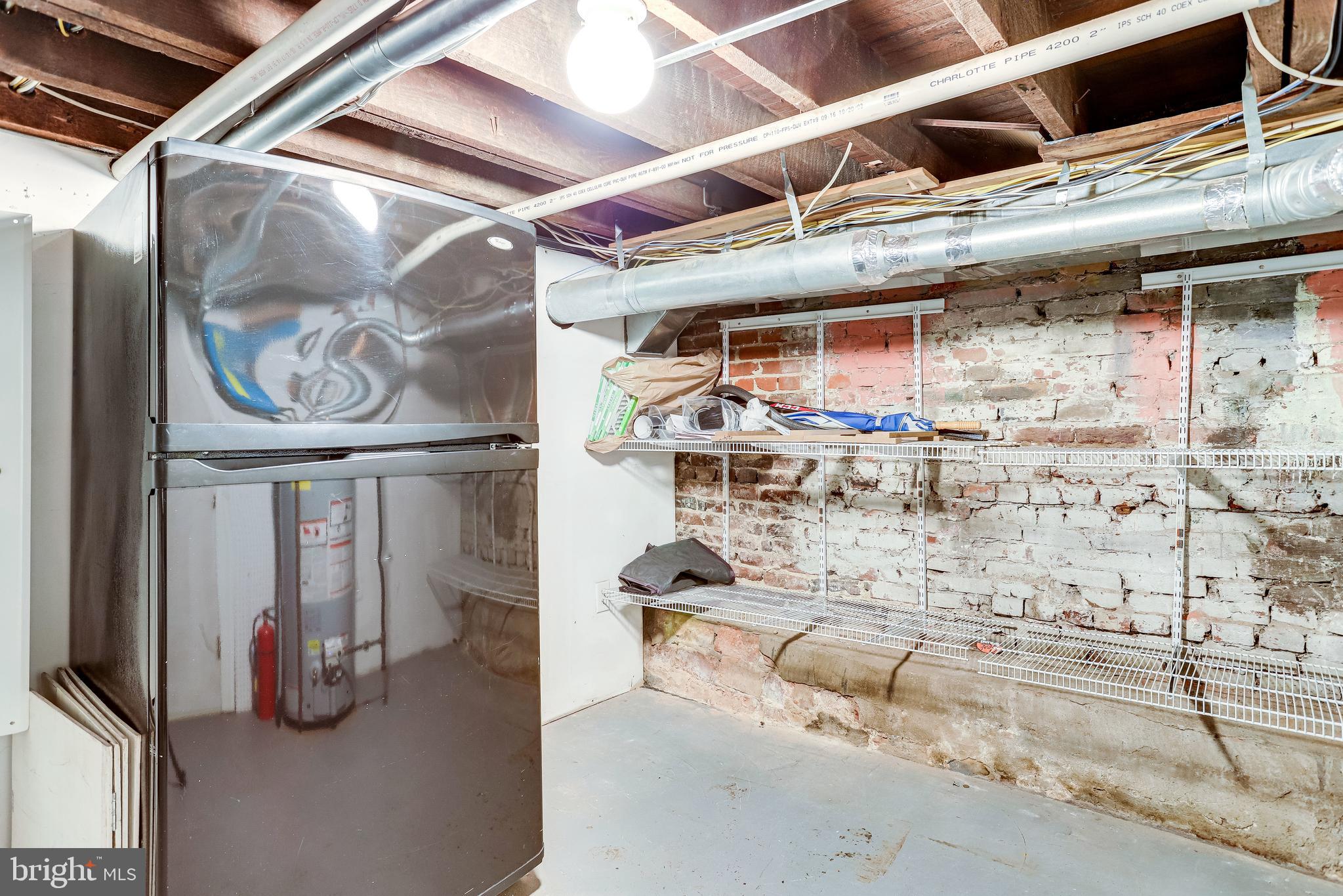 143 E Street Southeast Washington, DC 20003 - Photo 44 of 59 Large storage/utility rm has 2nd fridge too