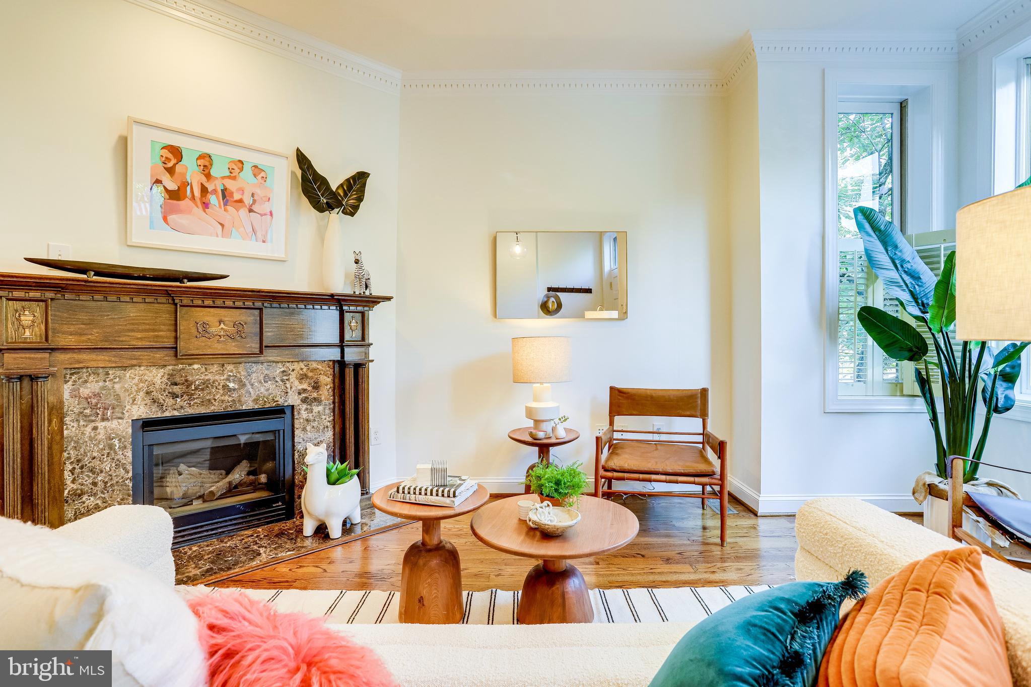 143 E Street Southeast Washington, DC 20003 - Photo 5 of 59 Relax by the fire on chilly evenings