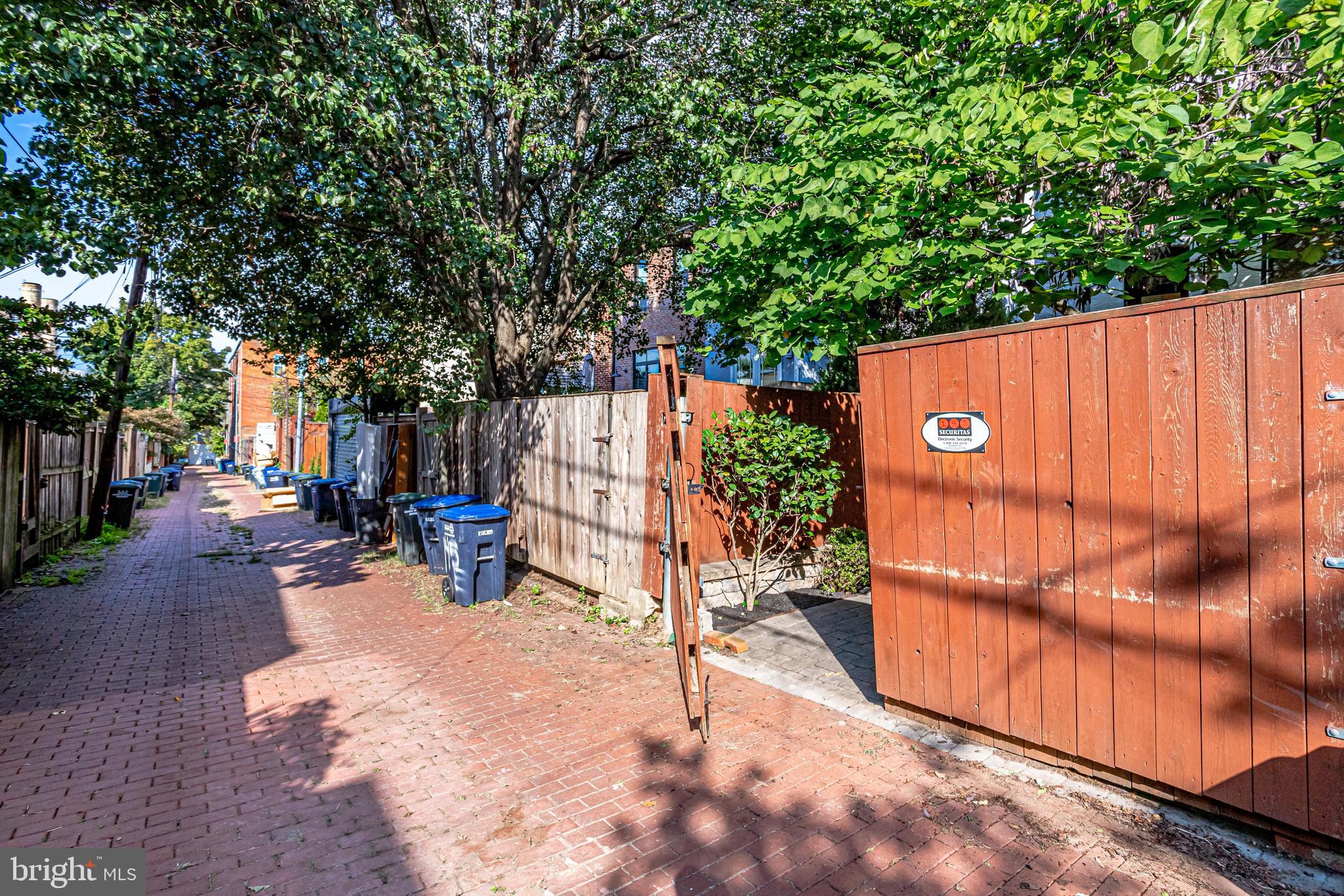 143 E Street Southeast Washington, DC 20003 - Photo 48 of 59 Wide alley + PARKING behind gate. SWEET