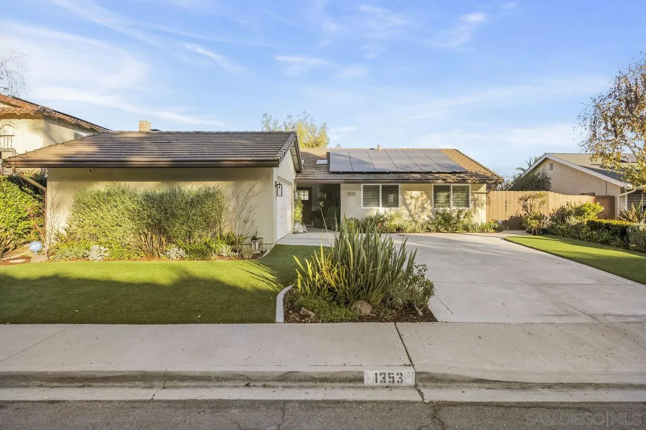 1353 Eastside Road El Cajon, CA 92020 - Photo 2 of 43 a front view of a house with garden