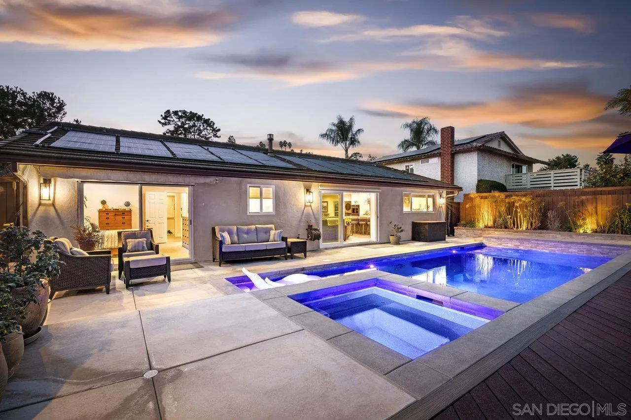 1353 Eastside Road El Cajon, CA 92020 - Photo 28 of 43 a view of swimming pool with outdoor seating
