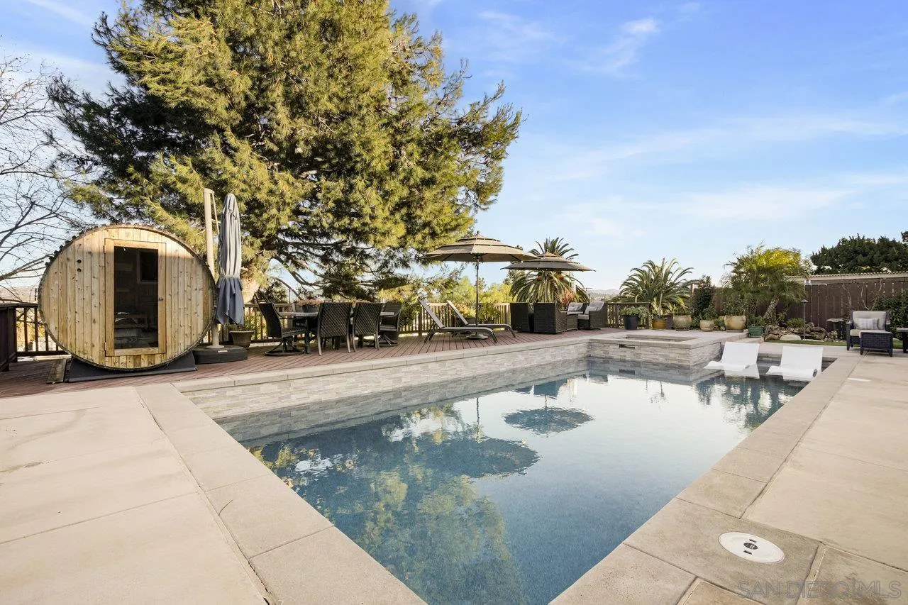 1353 Eastside Road El Cajon, CA 92020 - Photo 36 of 43 a view of a swimming pool with a patio