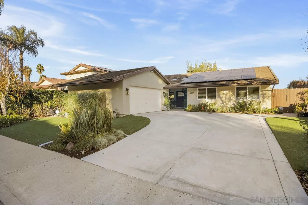 1353 Eastside Road El Cajon, CA 92020 - Photo 42 of 43 a view of house with outdoor space and a car park in front of it