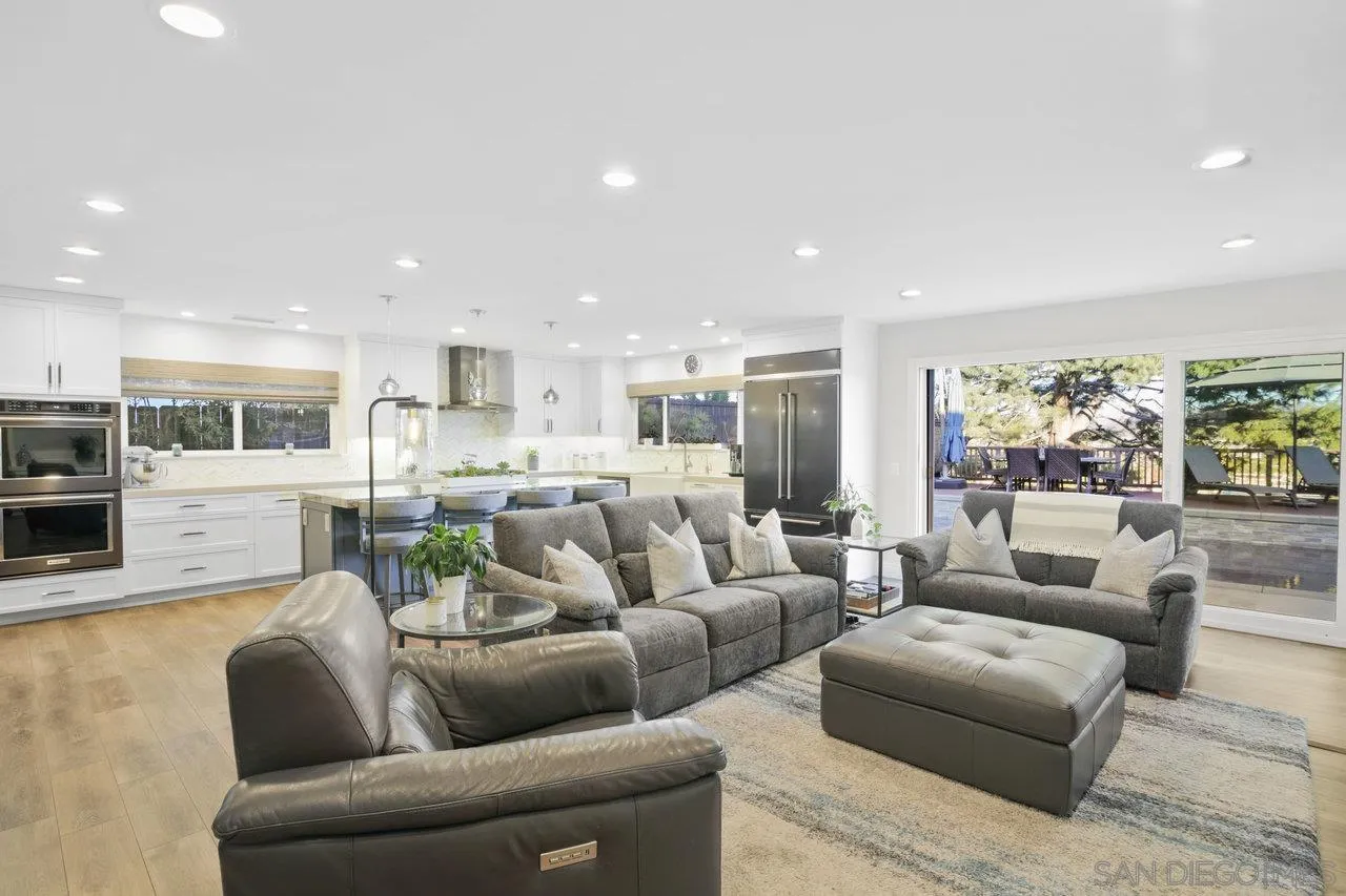 1353 Eastside Road El Cajon, CA 92020 - Photo 5 of 43 a living room with furniture and view of kitchen