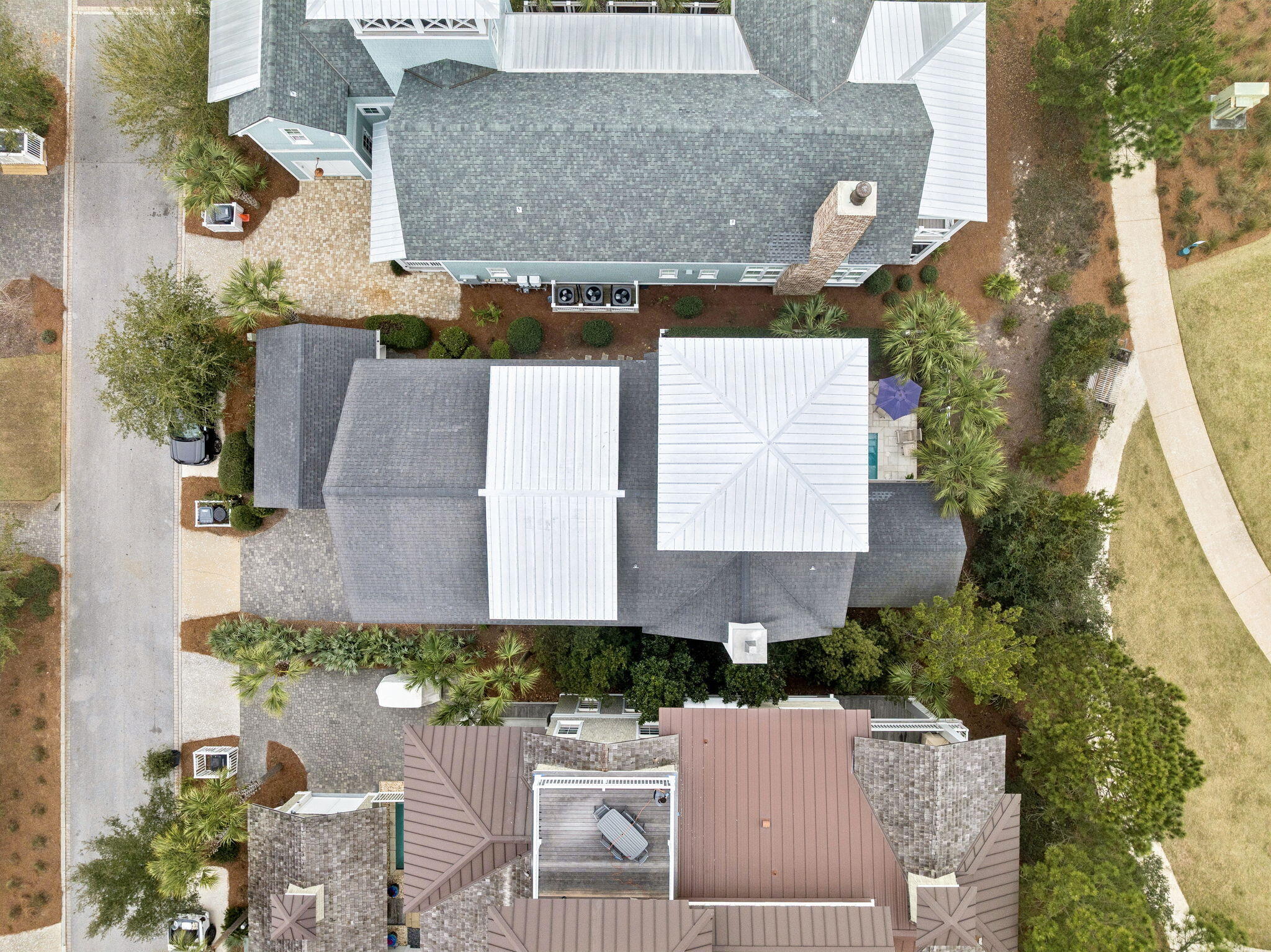 17 Compass Point Way Watersound, FL 32461 - Photo 65 of 73 an aerial view of a house with a yard and lake view