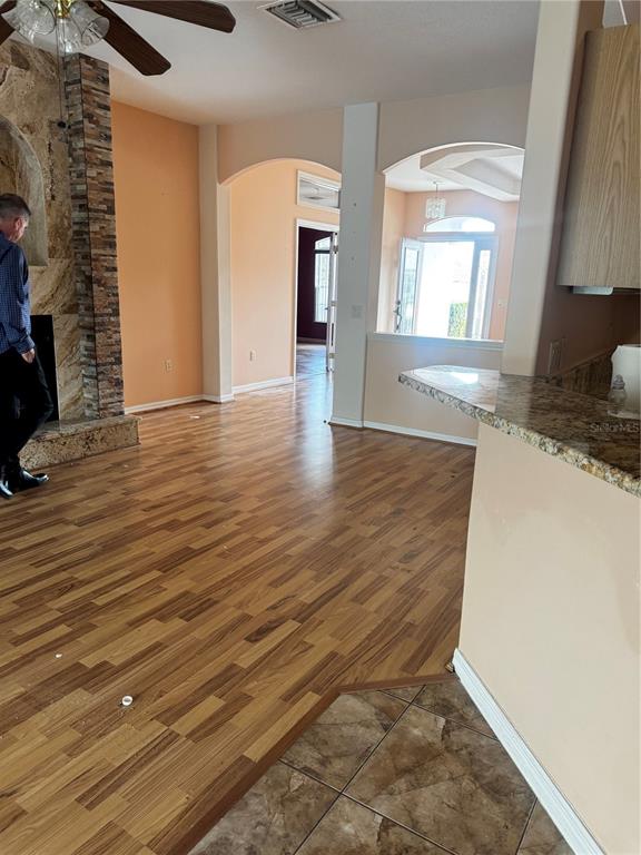 15296 Southwest 15th Terrace Road Ocala, FL 34473 - Photo 14 of 15 wooden floor in an empty room