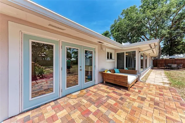 a front view of house with yard