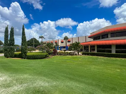 a view of a volley ball court