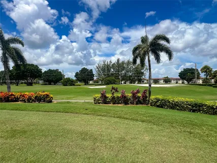 a view of a backyard with a slide