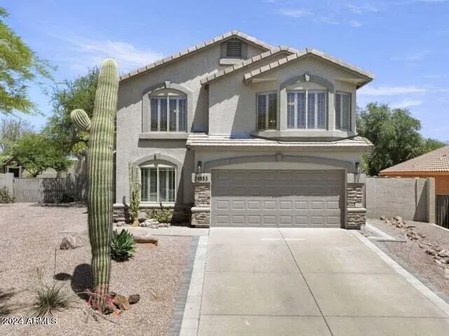 an aerial view of a garden