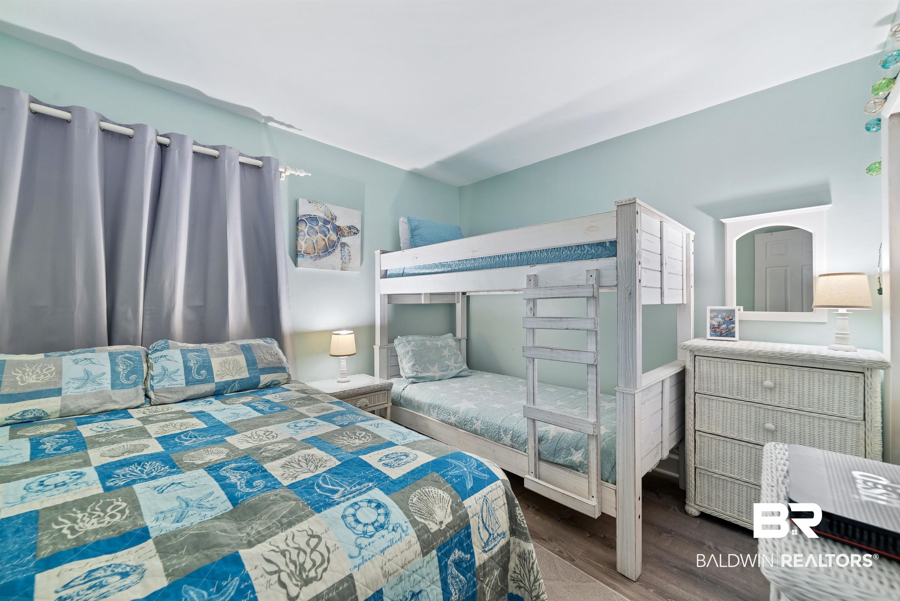 400 Plantation Road, Unit 2123 Gulf Shores, AL 36542 - Photo 22 of 44 Bedroom with dark wood-type flooring