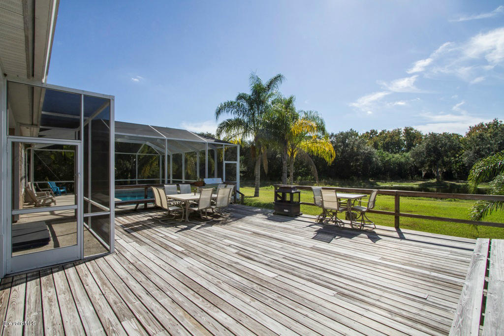 1365 Dalbora Road Merritt Island, FL 32953 - Photo 13 of 35 Out Back Deck