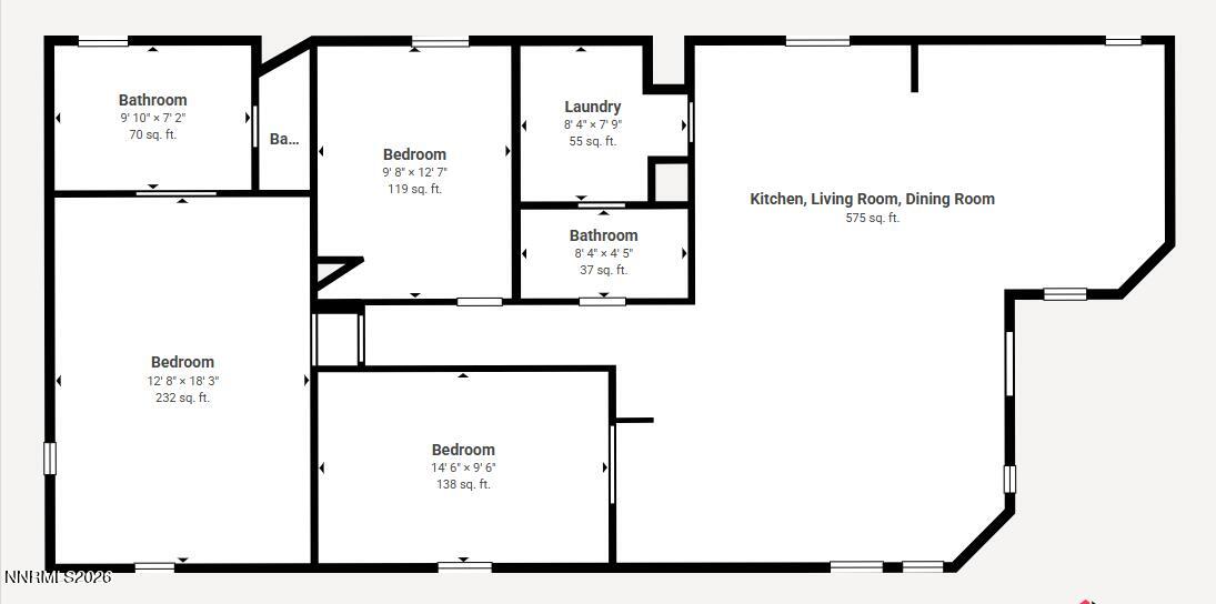 310 Bastian Road Battle Mountain, NV 89820 - Photo 32 of 32 Floor Plan