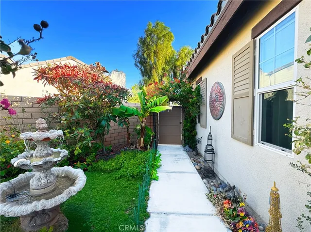 a view of swimming pool having outdoor seating