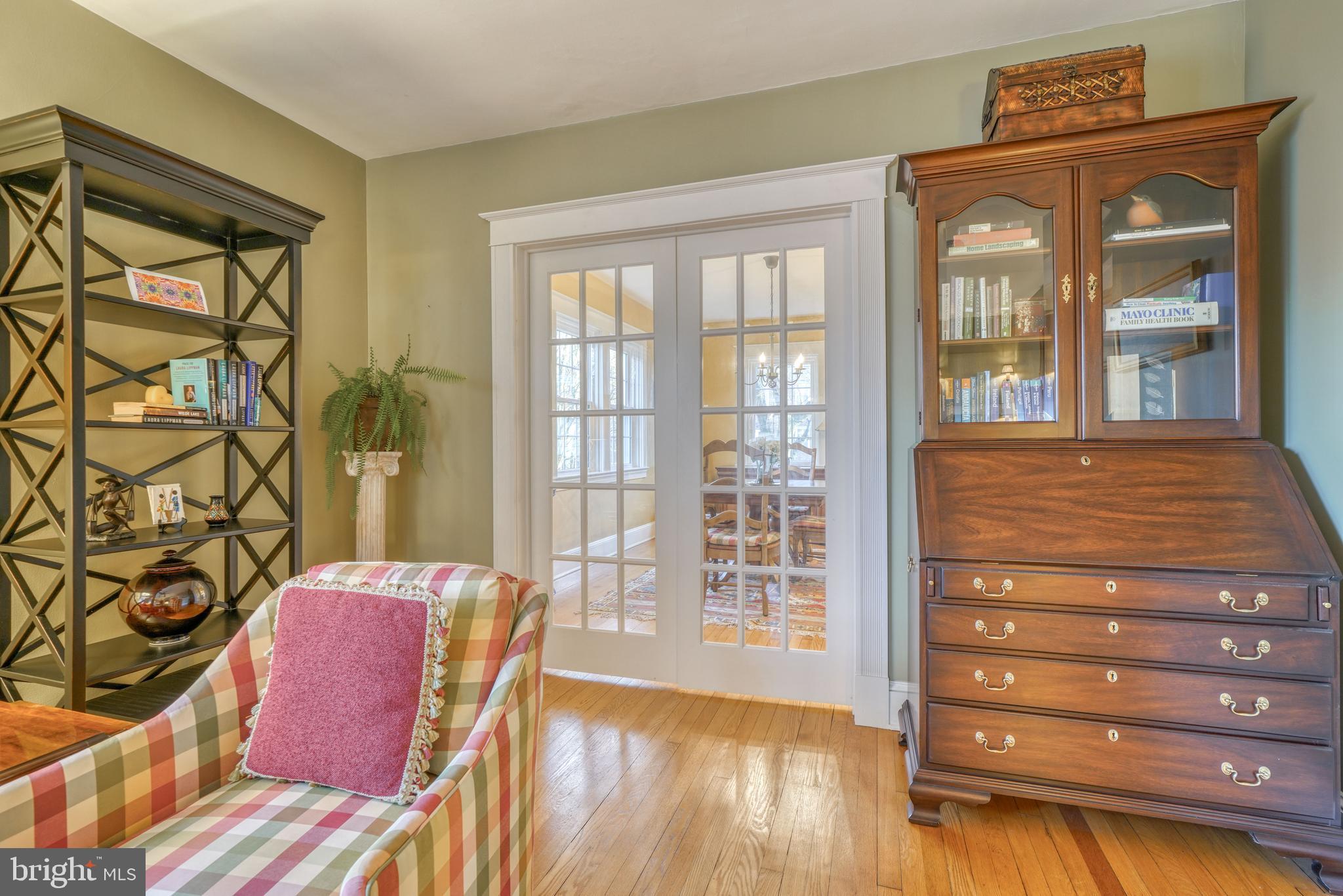209 Hopkins Road Baltimore, MD 21212 - Photo 28 of 78 View with French Doors closed