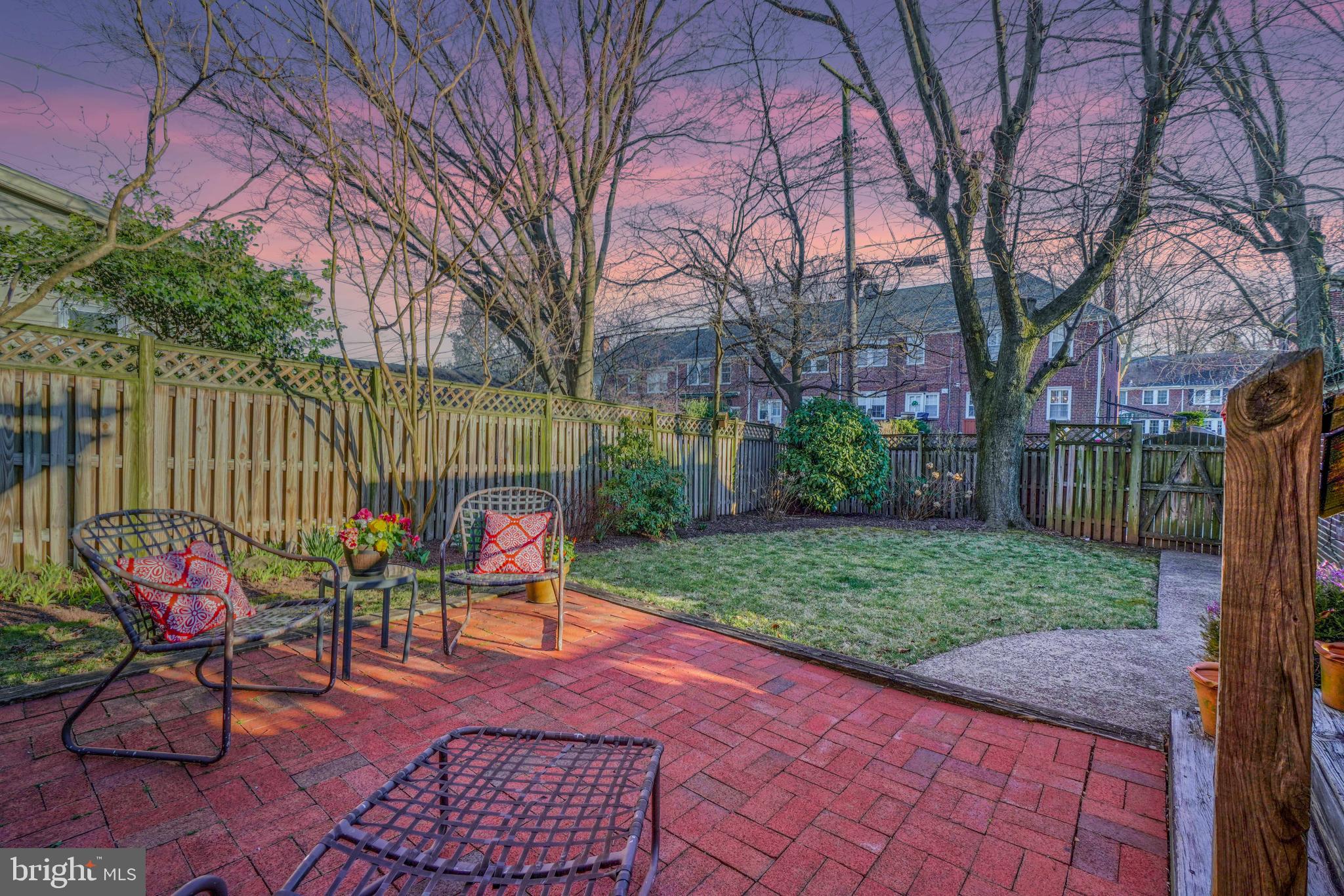 209 Hopkins Road Baltimore, MD 21212 - Photo 5 of 78 Bluestone Patio at Twilight