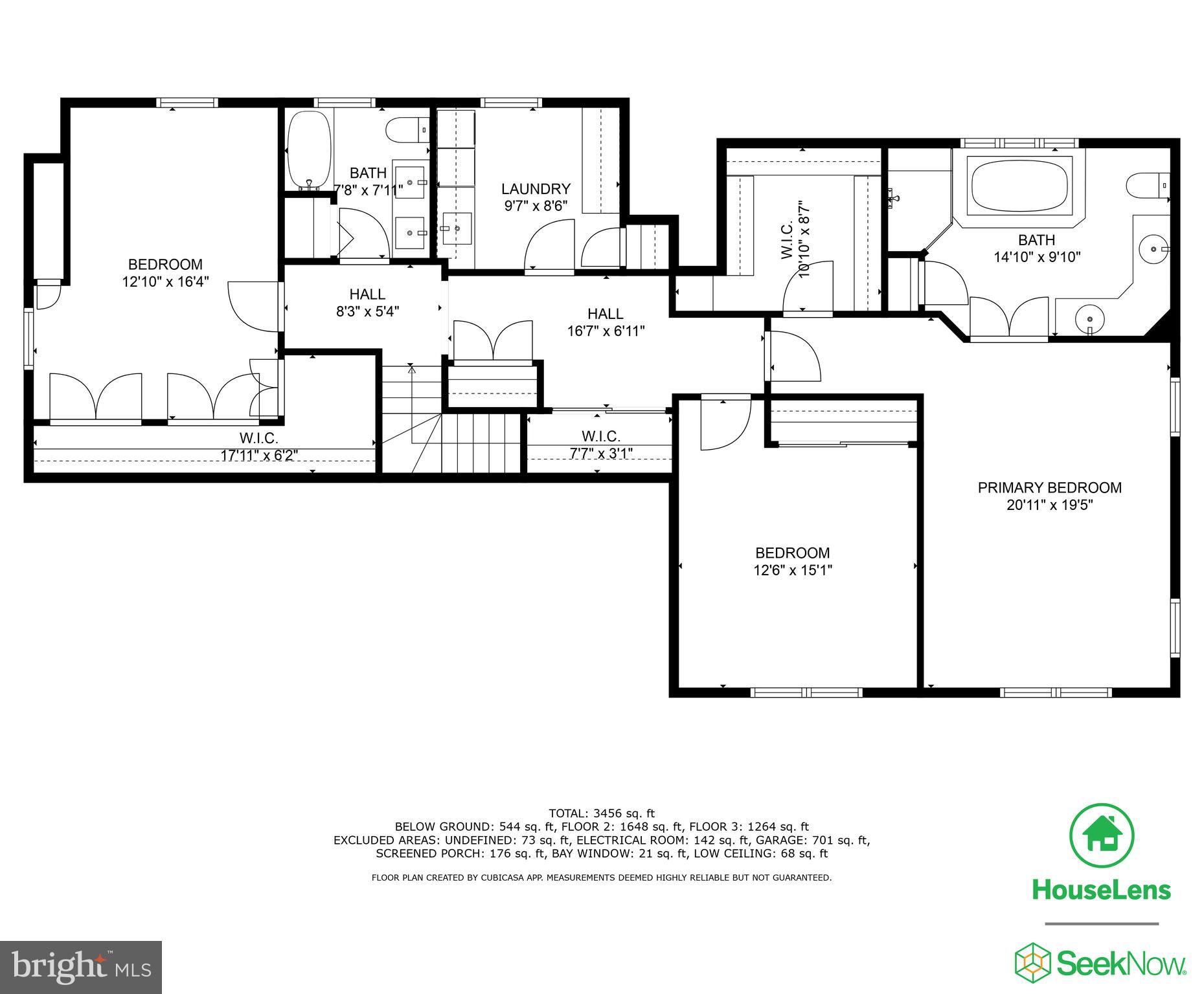 612 Old County Road Severna Park, MD 21146 - Photo 50 of 52 Upper Level Floor Plan