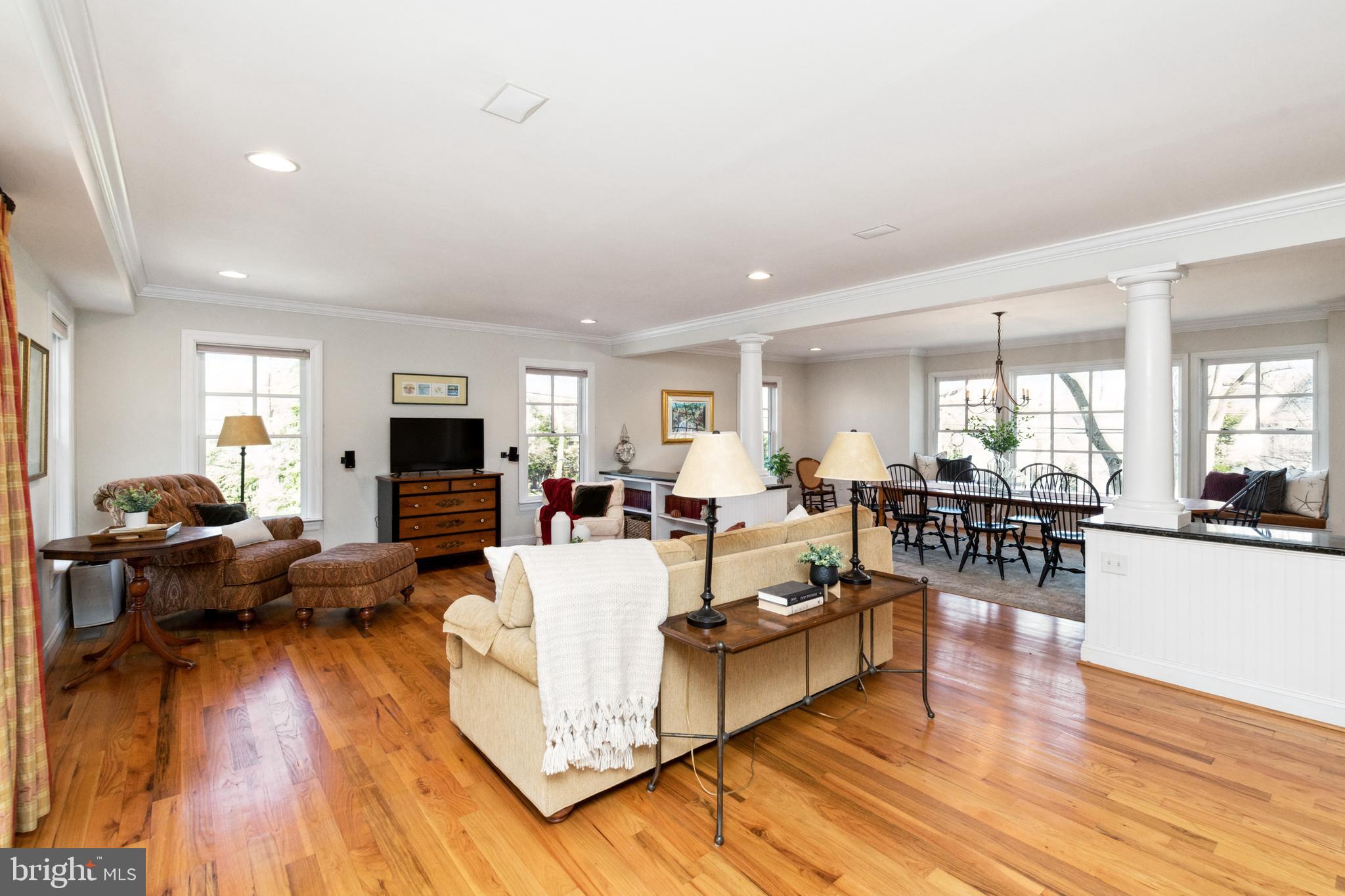 612 Old County Road Severna Park, MD 21146 - Photo 9 of 52 Gorgeous Main Living/Dining Room Gleaming Hardwood