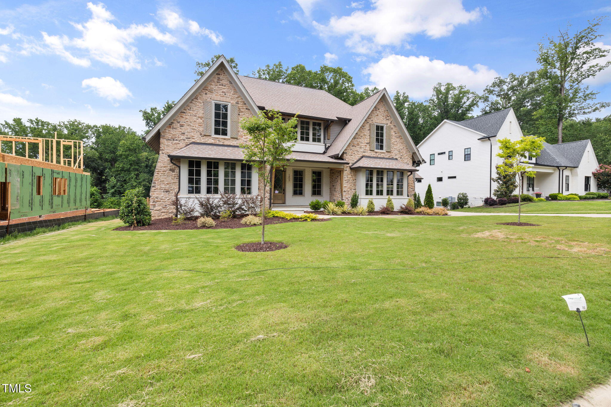 1212 Gunnison Place Raleigh, NC 27609 - Photo 2 of 53 a front view of house with yard and green space