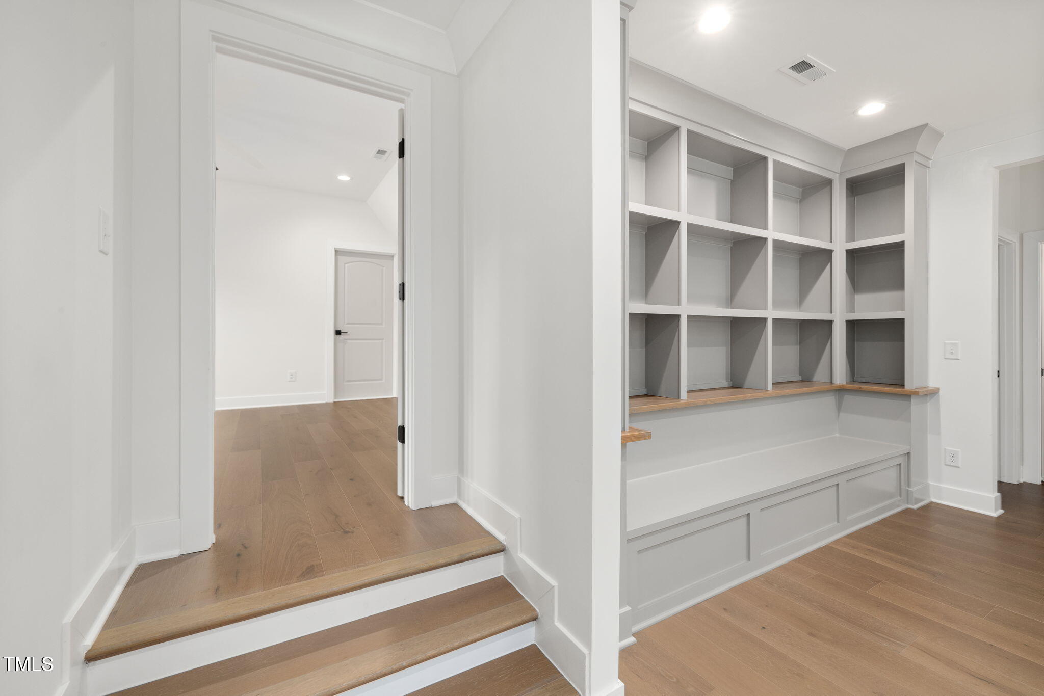 1212 Gunnison Place Raleigh, NC 27609 - Photo 40 of 53 a view of walk in closet with empty racks