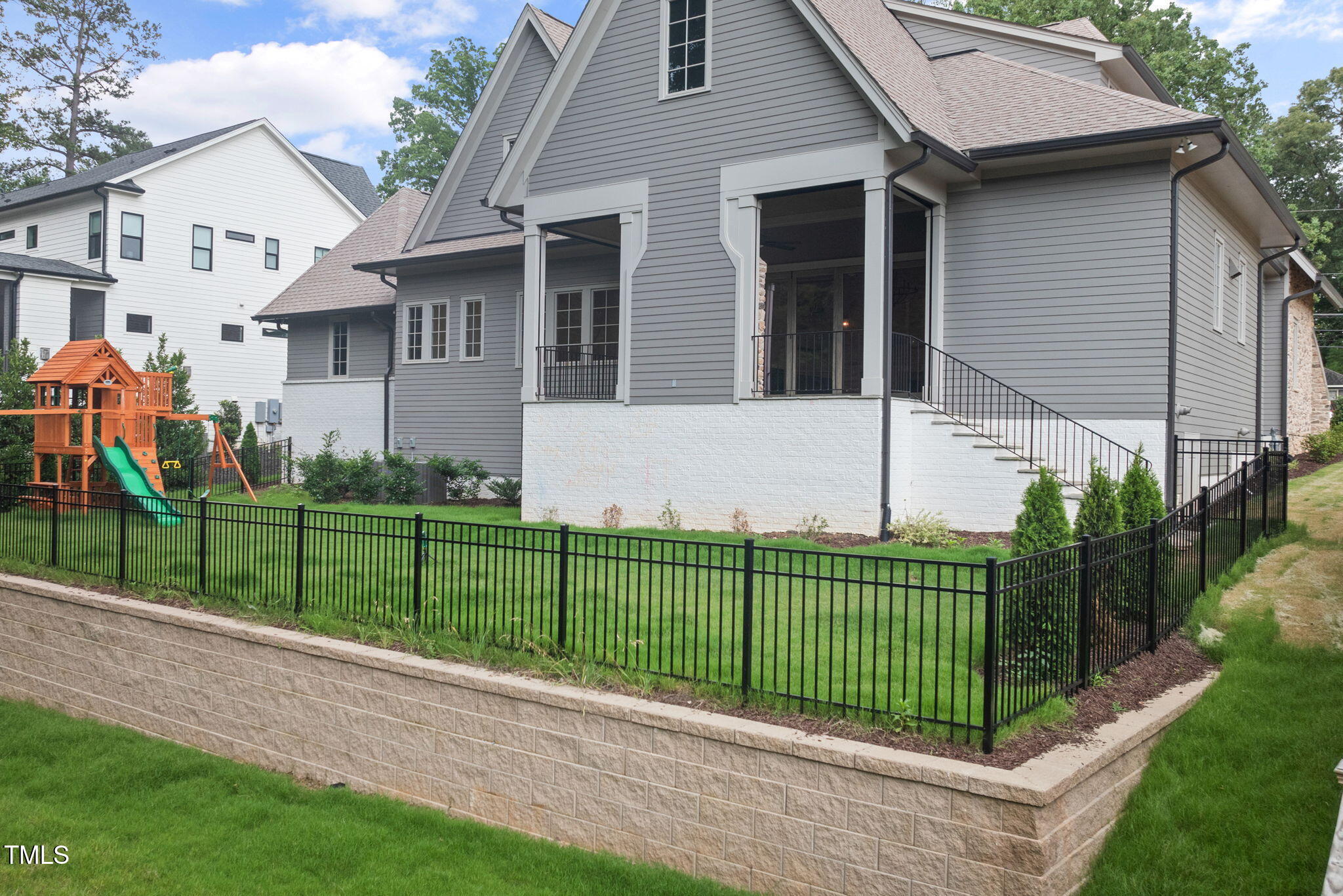 1212 Gunnison Place Raleigh, NC 27609 - Photo 51 of 53 a view of a house with a yard and plants