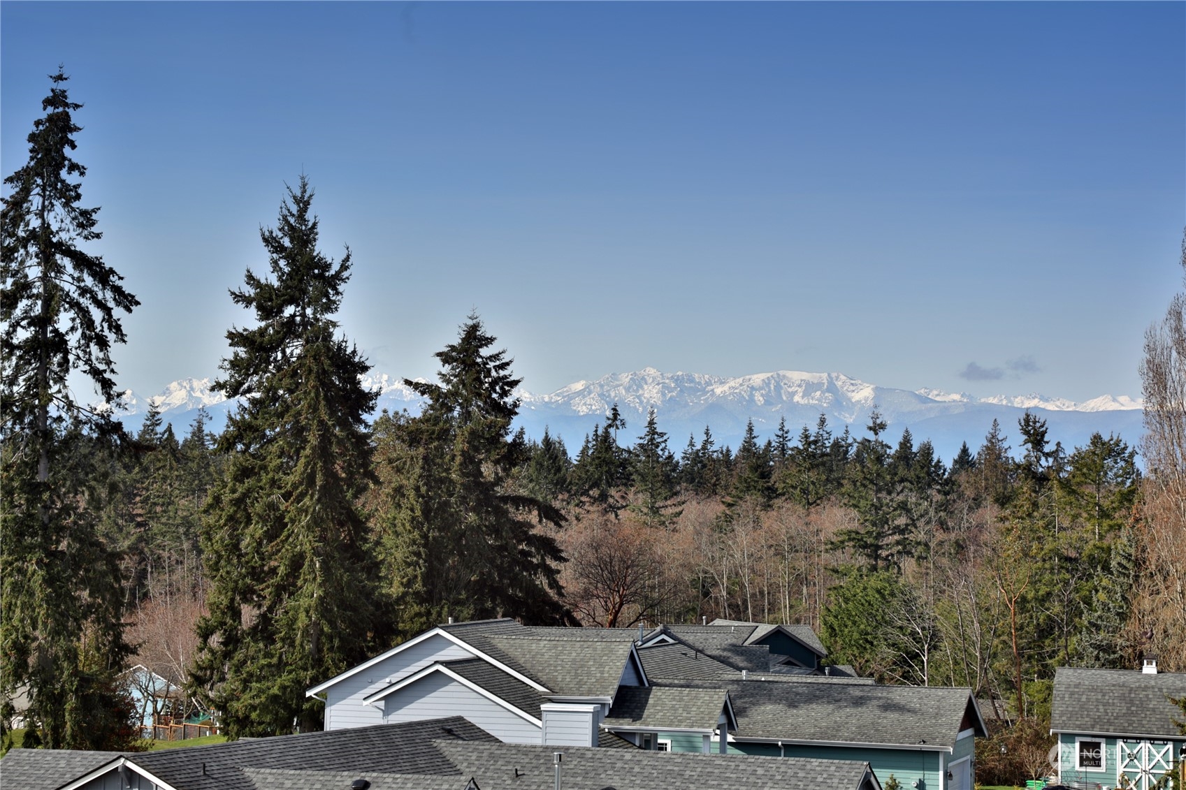 5009 Eagle Ridge Drive Freeland, WA 98249 - Photo 29 of 40 a view of a town with mountains in the background