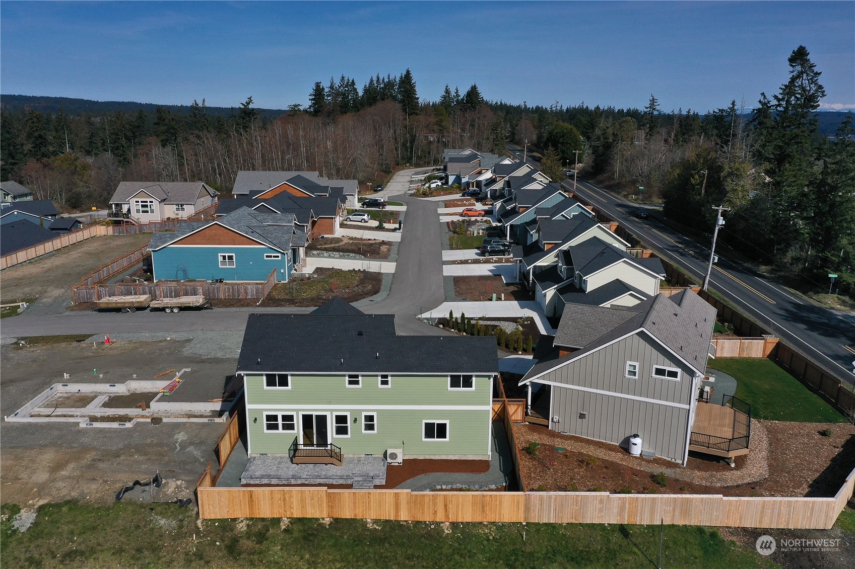 5009 Eagle Ridge Drive Freeland, WA 98249 - Photo 33 of 40 a aerial view of a house with a yard