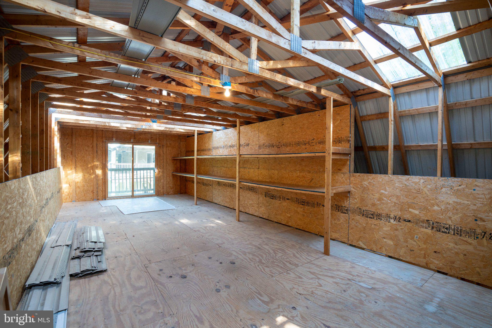 255 Shultz Hollow Road Julian, PA 16844 - Photo 64 of 86 Top Level Garage with Sliding Doors