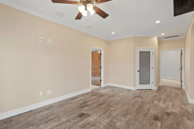 a view of an empty room