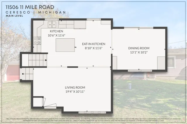 $257,500 | 11506 11 Mile Road, Ceresco, MI 49033