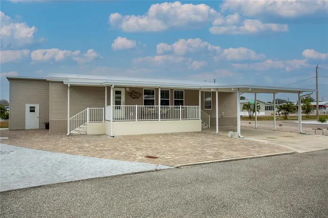 a house view with a outdoor space