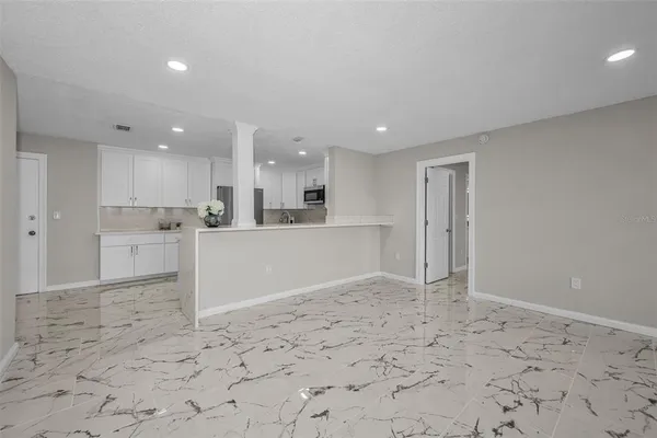 a view of an ocean and beach