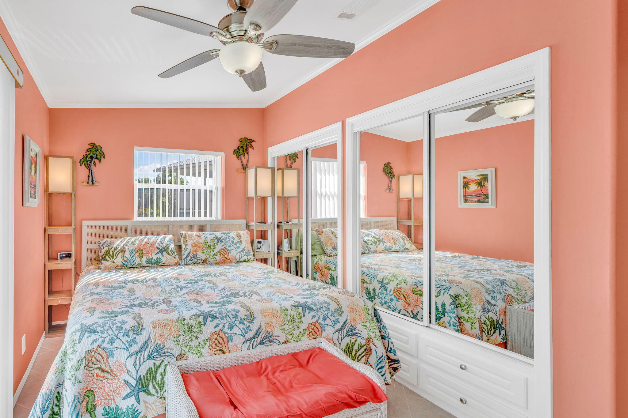 55 Boca Chica Road, Unit 447 Key West, FL 33040 - Photo 9 of 51 a bedroom with a large bed and a window