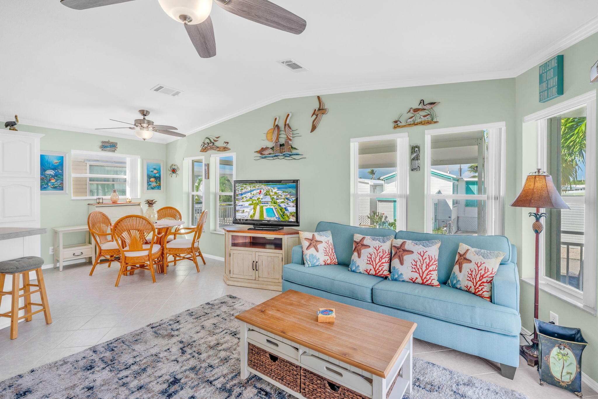 55 Boca Chica Road, Unit 447 Key West, FL 33040 - Photo 46 of 51 a living room with furniture kitchen view and a window