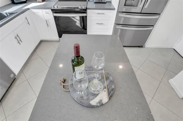 a close view of water heater room