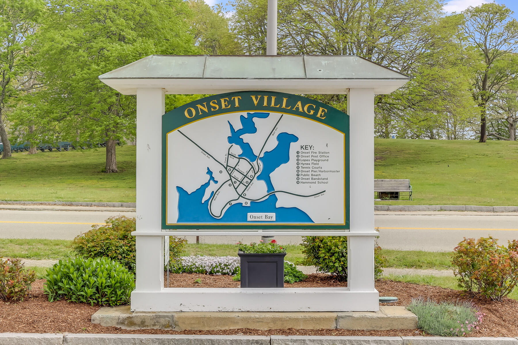8 Green Street Buzzards Bay, MA 02532 - Photo 49 of 50 a view of a sign on the side of the road