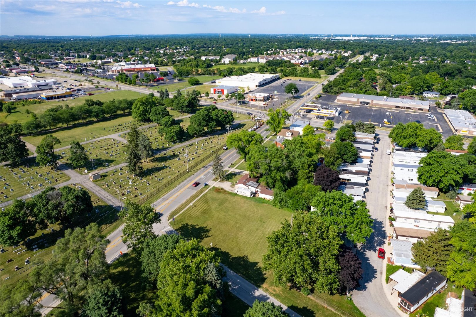 Lot Montgomery Montgomery Road Montgomery, IL 60538 - Photo 9 of 9 an aerial view of multiple house