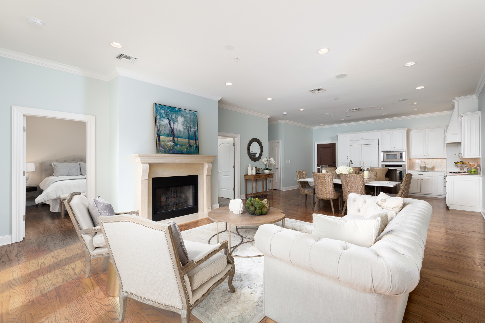 2411 Crestmoor Road, Unit PH4 Nashville, TN 37215 - Photo 1 of 39 a living room with furniture fireplace and couches