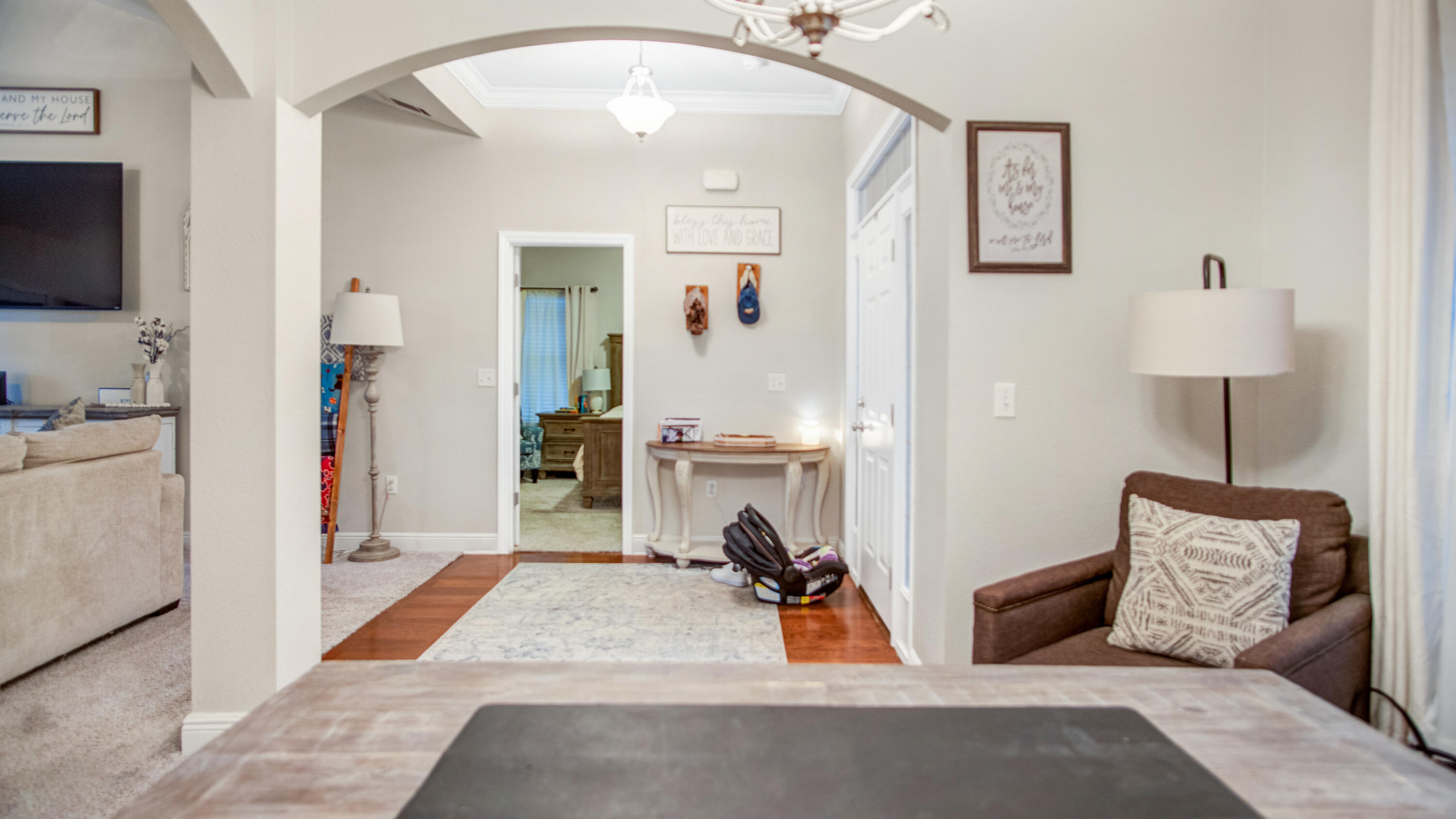 744 Lime Lane Crestview, FL 32536 - Photo 13 of 33 a living room with furniture and a flat screen tv
