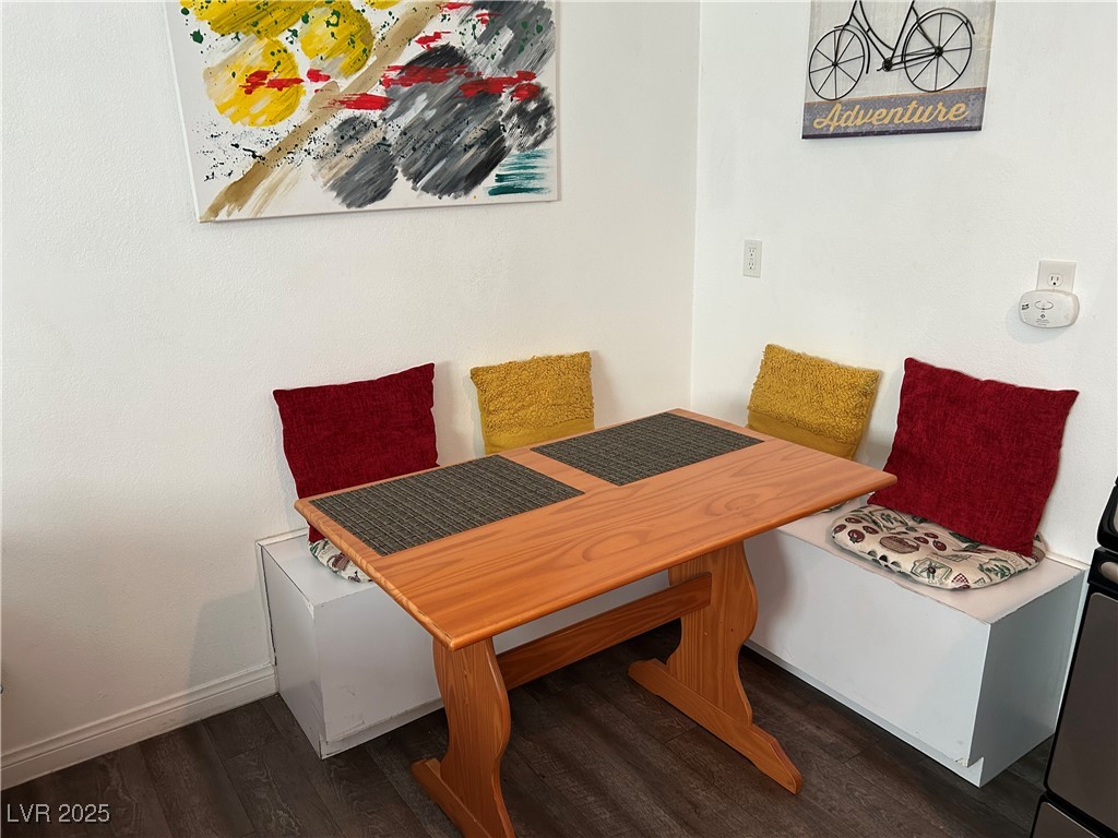 308 North 10th Street, Unit B Las Vegas, NV 89101 - Photo 9 of 17 Dining room featuring breakfast area and wood fini