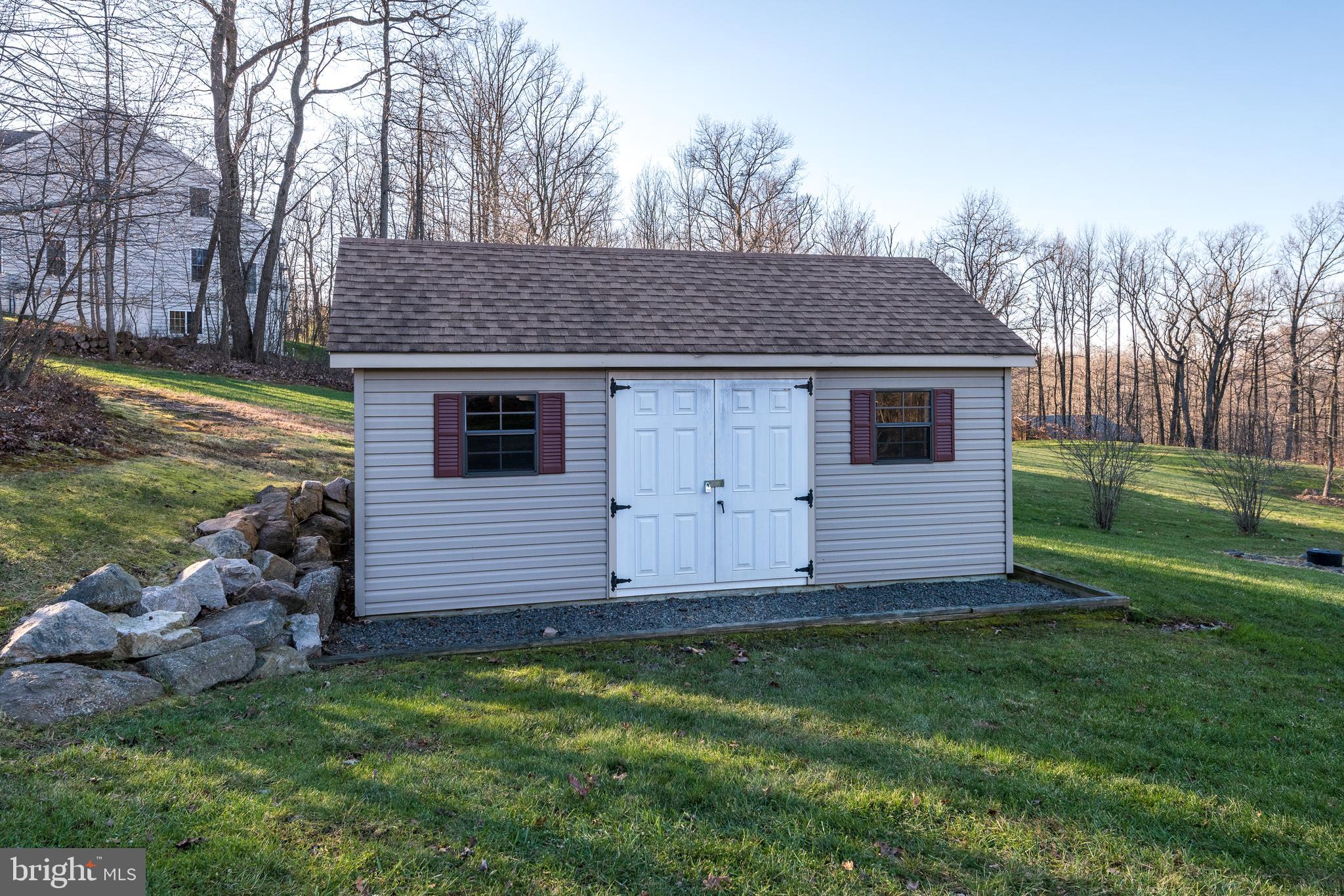 309 Quaker Hill Road Morgantown, PA 19543 - Photo 40 of 43 Shed - Insulated w/ Power & Ductless HVAC