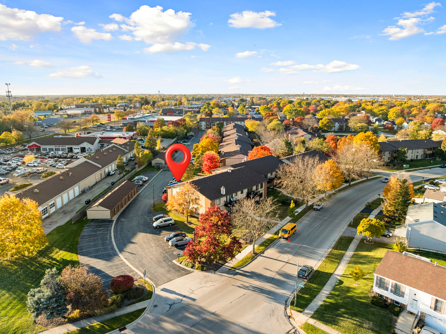 756 Rodenburg Road, Unit 1C Roselle, IL 60172 - Photo 23 of 28 an aerial view of a house