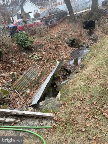 a view of swimming pool with a yard