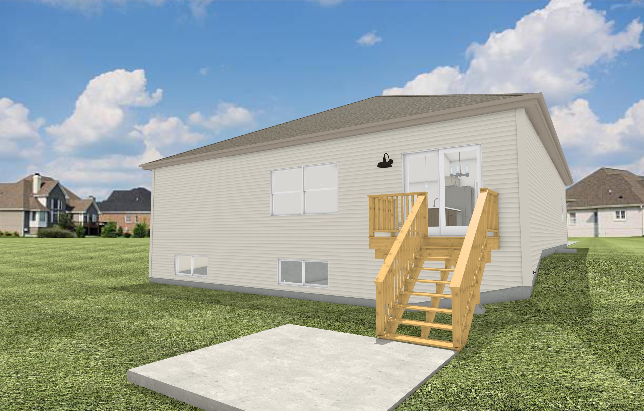 4007 35th Avenue, Unit LT2 Kenosha, WI 53144 - Photo 4 of 7 Brookstone_Lot 2_Savannah C_Exterior Rea