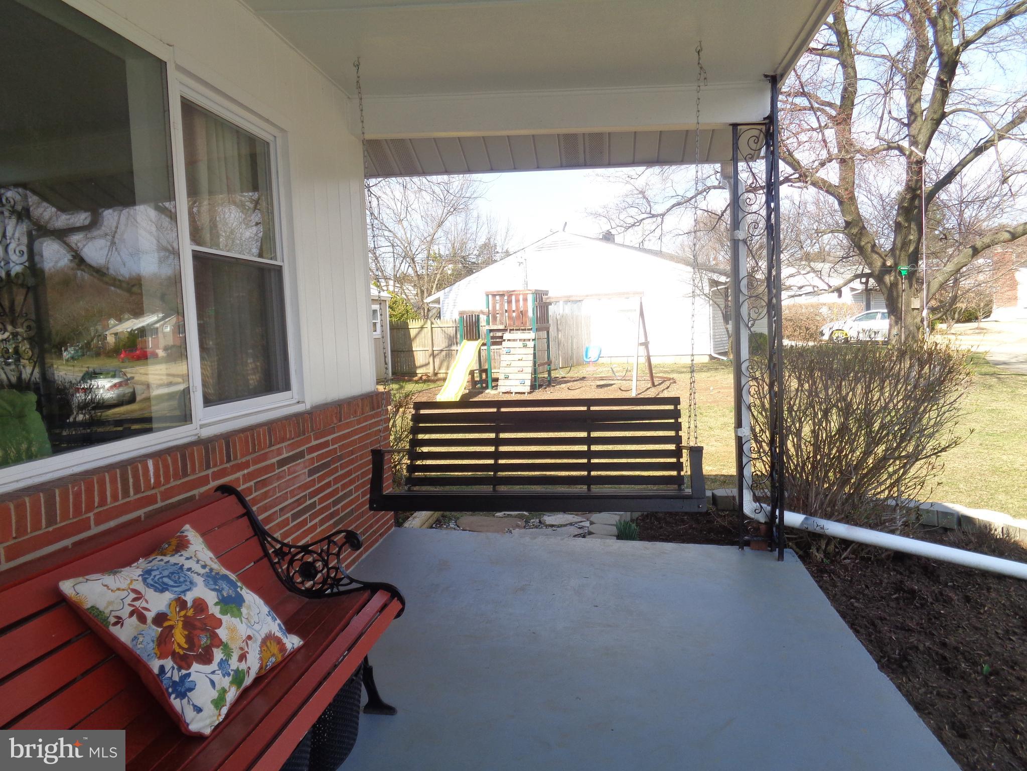 44 East Timonium Road Lutherville-Timonium, MD 21093 - Photo 2 of 48 Covered front porch- swing included