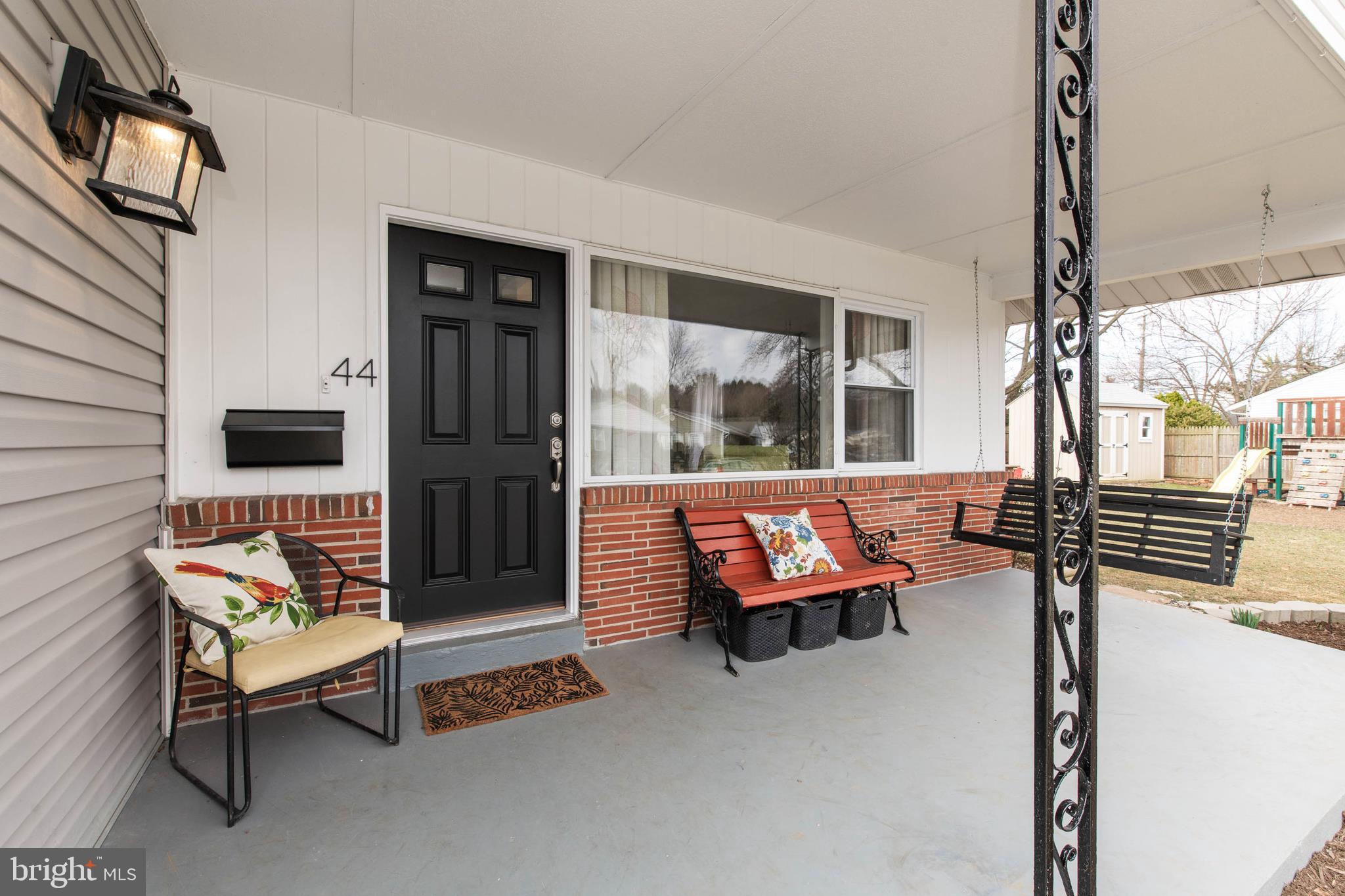 44 East Timonium Road Lutherville-Timonium, MD 21093 - Photo 3 of 48 Lovely front porch plenty of room for furniture